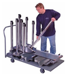 Storage Carts for Stanchions